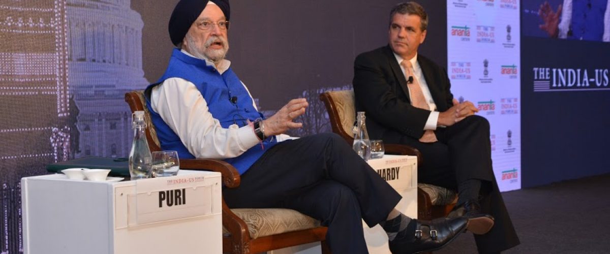 Hardeep Singh Puri, Union Minister for Housing and Urban Affairs (IC); Civil Aviation (IC); and Minister of State for Commerce and Industry, Government of India